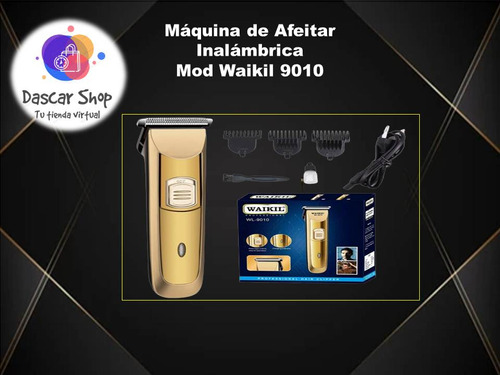 Maquina De Afeitar Inalambrica Mod Waikil 9010