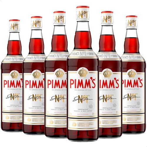 Pimms Aperitivo 750ml Importado Inglaterra Caja X6 Pack