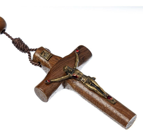 Imagem 3 de 8 de Terço Cordão Com São Padre Pio 10mm