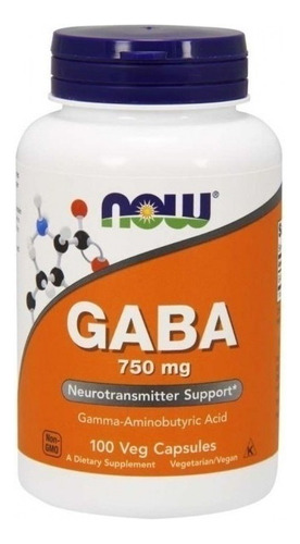 Gaba Now 100 Caps 750mgs