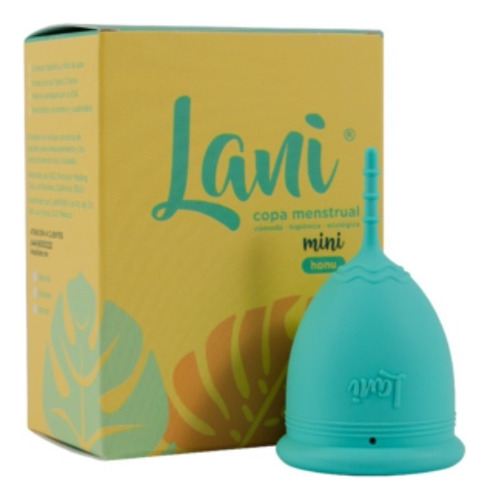 Lani Copa Menstrual Certificada Fda (elige Talla) Color Lani Mini (verde)