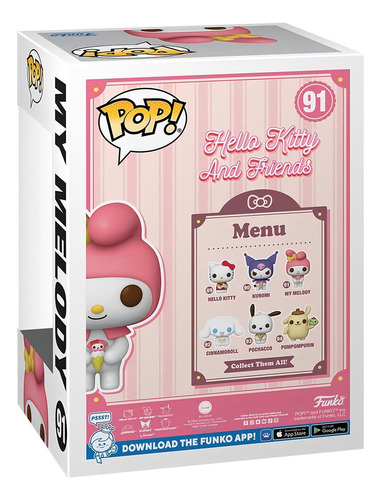 Funko Pop! Hello Kitty My Melody Con Helado 91