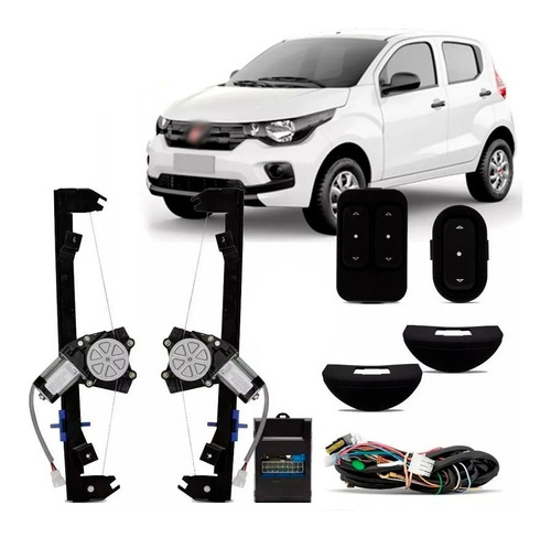 Vidro Eletrico Fiat Mobi 4 Portas Sensorizado Dianteiro 