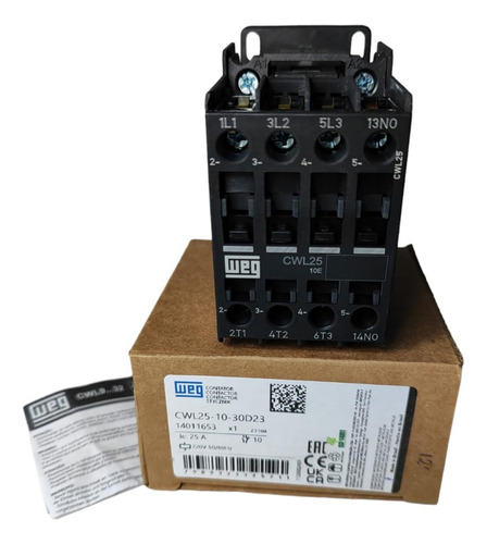 Contator Weg 25a 220v Cwl25-10-30d23 - 14011653