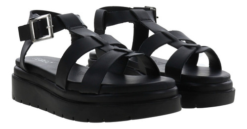 Imagen 3 de 4 de Sandalias De Plataforma Chunky Estilo Gladiador