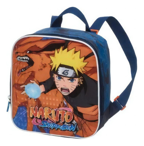 Mochila Roda Lanch de Naruto Kurama, funda simple y botella