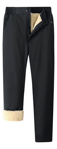 Pantalones Creative De Forro Polar De Cordero Para Hombre, D