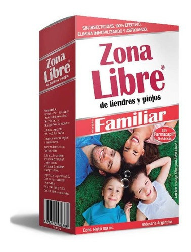 Zona Libre Familiar Liendres Piojos Loción Y Shampoo 1u
