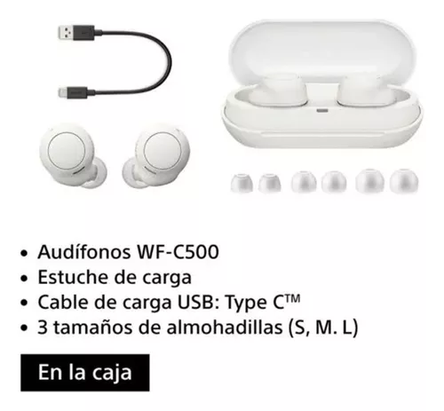 Sony WF-C500 Auricular Tru Inalámbricos Negro