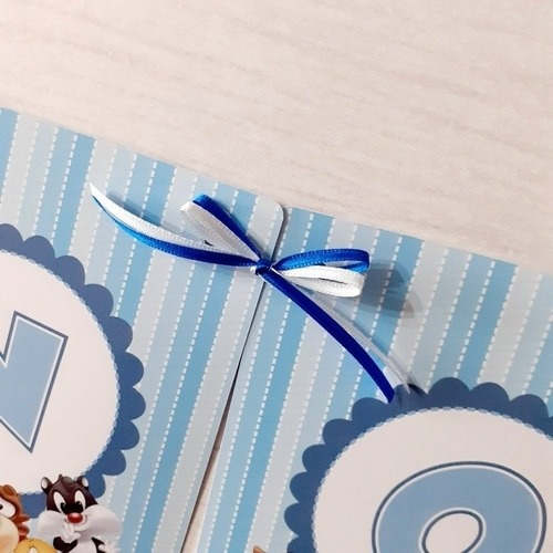 Banderin Personalizado Looney Tunes Baby