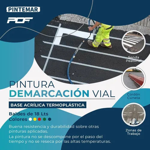 Pintura Demarcación Vial En Frio Secado Rápido.