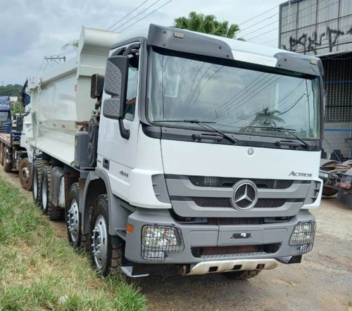 Imagem 15 de 15 de Mercedes-benz Actros 4844 8x4 Ano 2014 Caçamba 20m