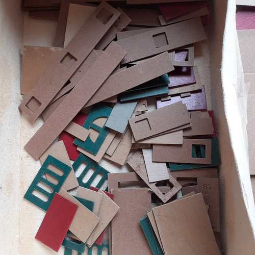 Antiguo Juego El Constructor Infantil (176 Piezas) 1950 (Usado)