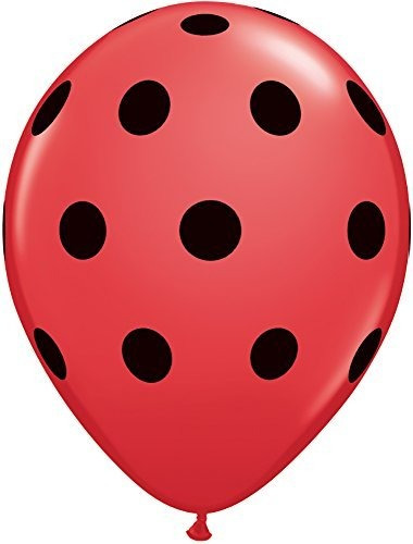 Pioneer Balloon Company 037221 Big Polka Dots W Ink, 11  , R