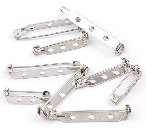 20pcs Base De Hierro Chapado Broche Broche, Seguro De B...