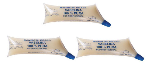 Vaselina Branca Para Montagem 100% Pura 250gr - 3 Un