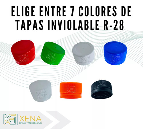 Botella Pet Para Aguas Jugos 250 Ml Tapa Seguridad X 50
