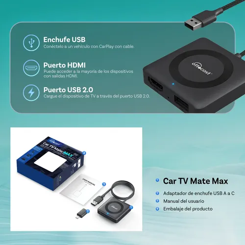Ottocast Car Tv Mate Pro Wireless Carplay/android Auto | MercadoLivre