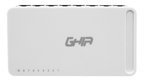 Switch Ghia Gigabit Ethernet 8 Puertos 10/100/1000mbps W /vc