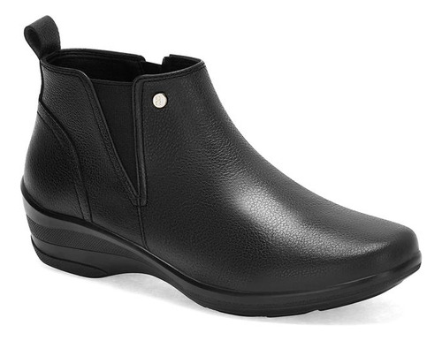 Botin Clase W48003pr Suela Suave Amortiguador Negro