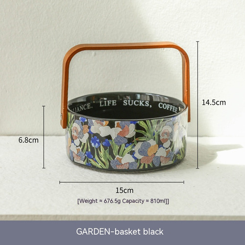 Set De Café Garden, Color Blanco, 260 Ml, Estilo Retro, Acua