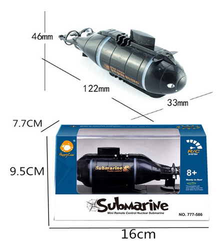 Controle Remoto Submarino De Controle Remoto De Seis Vias Se