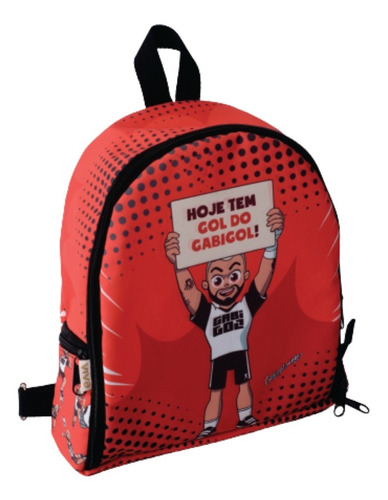 Imagem 1 de 3 de Mochila M Vermelha Oficial Gabigolzinho