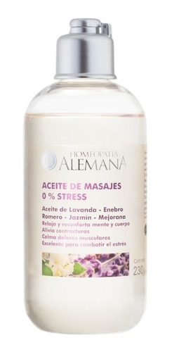 Aceite De Masajes 0% Stress