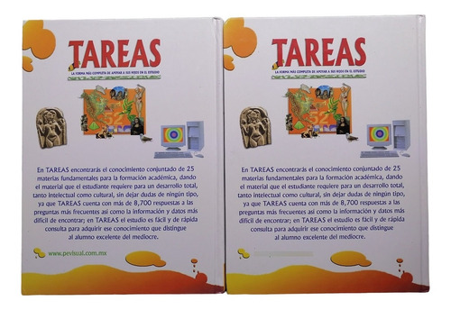 Enciclopedia Tareas Apoyo. Programa Educativo Visual 2 Tomos (Usado)
