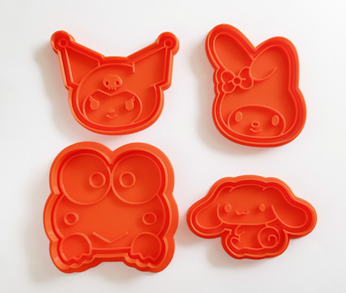 Set Cortante Marcador Sanrio Cookie Cutter X 4 Unidades