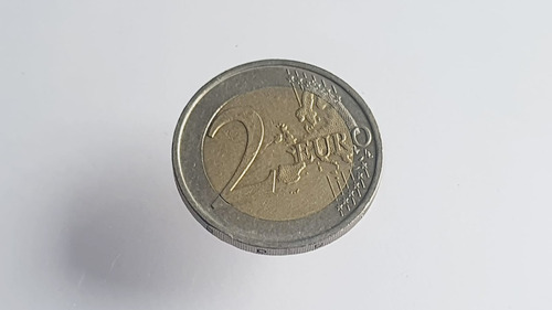 Moeda 2 Euros Comemorativa Portugal 2007 Tratado De Roma 1a (Usado)