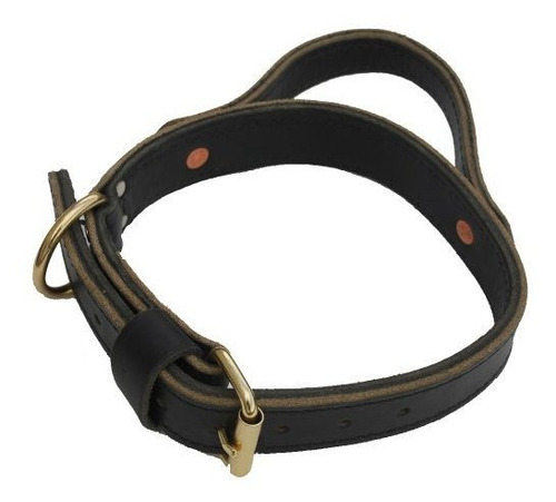 Collar De Adiestramiento K9 Con Asa, Negro