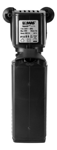 Filtro Interno Para Pecera 50 Litros Aquajet 10f Acuario