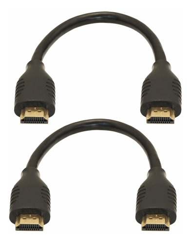 Valonic 2x Cable Hdmi Corto, 7 0.6 Pies, Alta C 