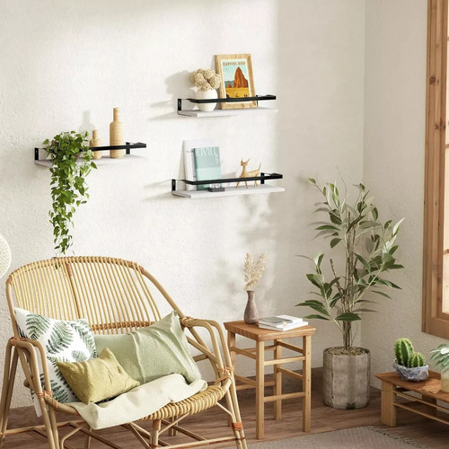3 Repisas Flotantes Madera Minimalista Muebles Hogar Decorar