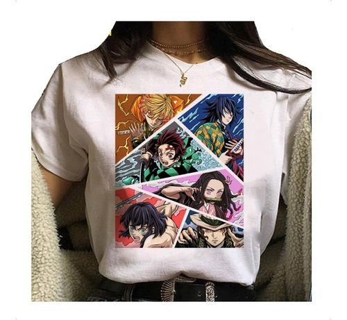 Polera Tanjiro M1 Kimetsu No Yaiba Demon Slayer 2022.