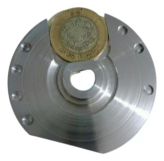 Disco Porta Moneda $10 Pesos Para Monedero De Chiclera Oak
