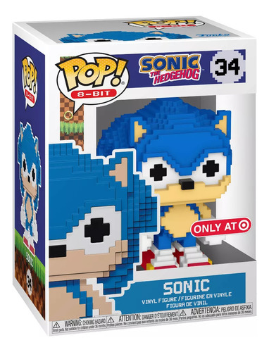 Funko Pop! 8-bit: Sonic The Hedgehog Sonic