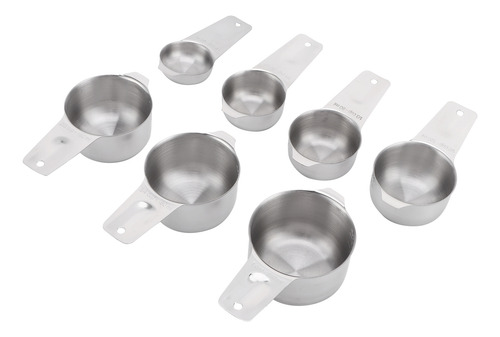 Juego De Cucharas Y Tazas Medidoras De Acero Inoxidable Para