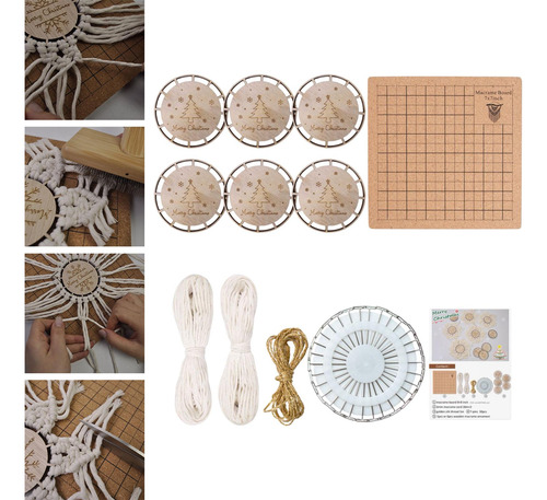 Juego De Manualidades Diy: Rodajas De Madera Establecer E