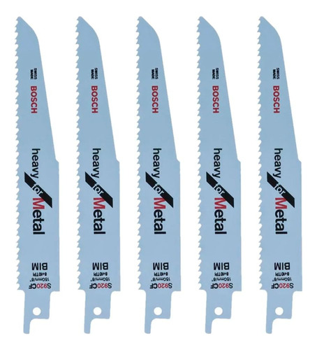 Pack X5 Hojas Sierra 2608654820 Sable Bosch