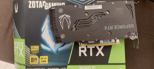 Rtx 3060ti Zotac Twin Edge Backplate Metal Top (Usado)