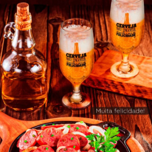 Taça De Cerveja Divertida Taça Floripa Com Frases Engraçadas Cor Translúcido