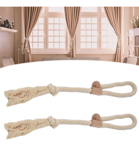 Cordón Magnético Para Cortina, 2 Piezas, Cuerda De Sujeción