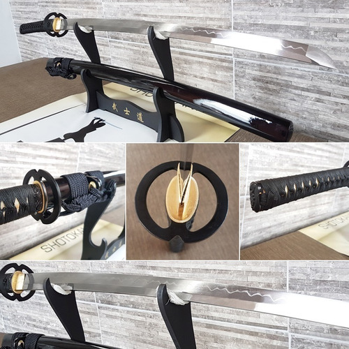 Espada Katana Afiada Yoru Aço T10 Encomenda Frete Grátis