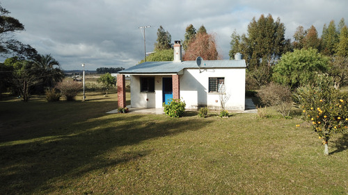 Campo 8,5 Has Con Casa, Galpones Y Tajamares Ruta 7 Km 40
