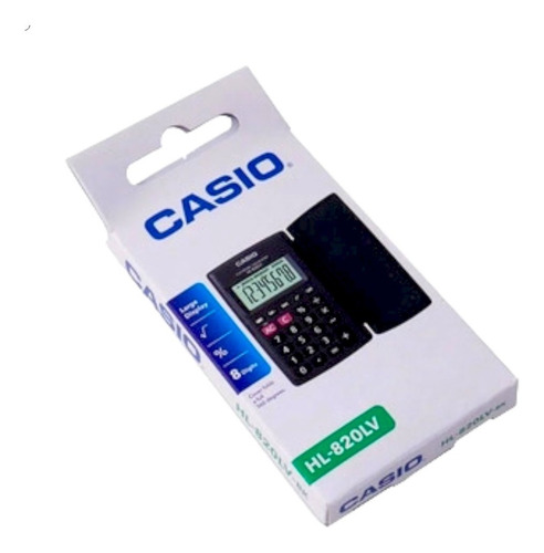 Imagen 2 de 2 de Calculadora 8 Digitos Hl-820lv-bk Casio