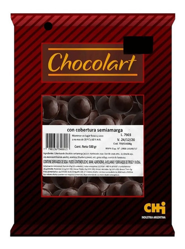 Chocolart Granos De Café Con Chocolate 500g - Cioccolato 