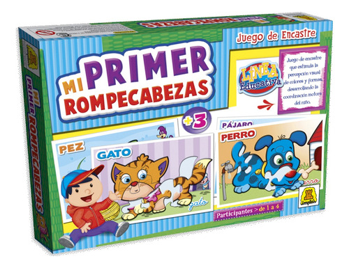 Mi Primer Rompecabezas Set 4 Puzzles Didacticos Implás 