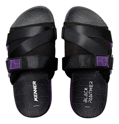 Chinelo Sandália Kenner Hyper-z Dmv-02 Marvel Black Panther